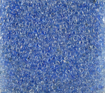 Glaskiesel Musterplatte Ice-Blue
